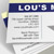 Lou's Music business card